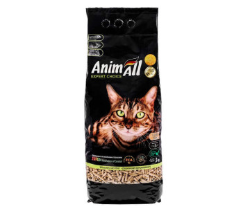 AnimAll Древесный наполнитель для кошачьего туалета